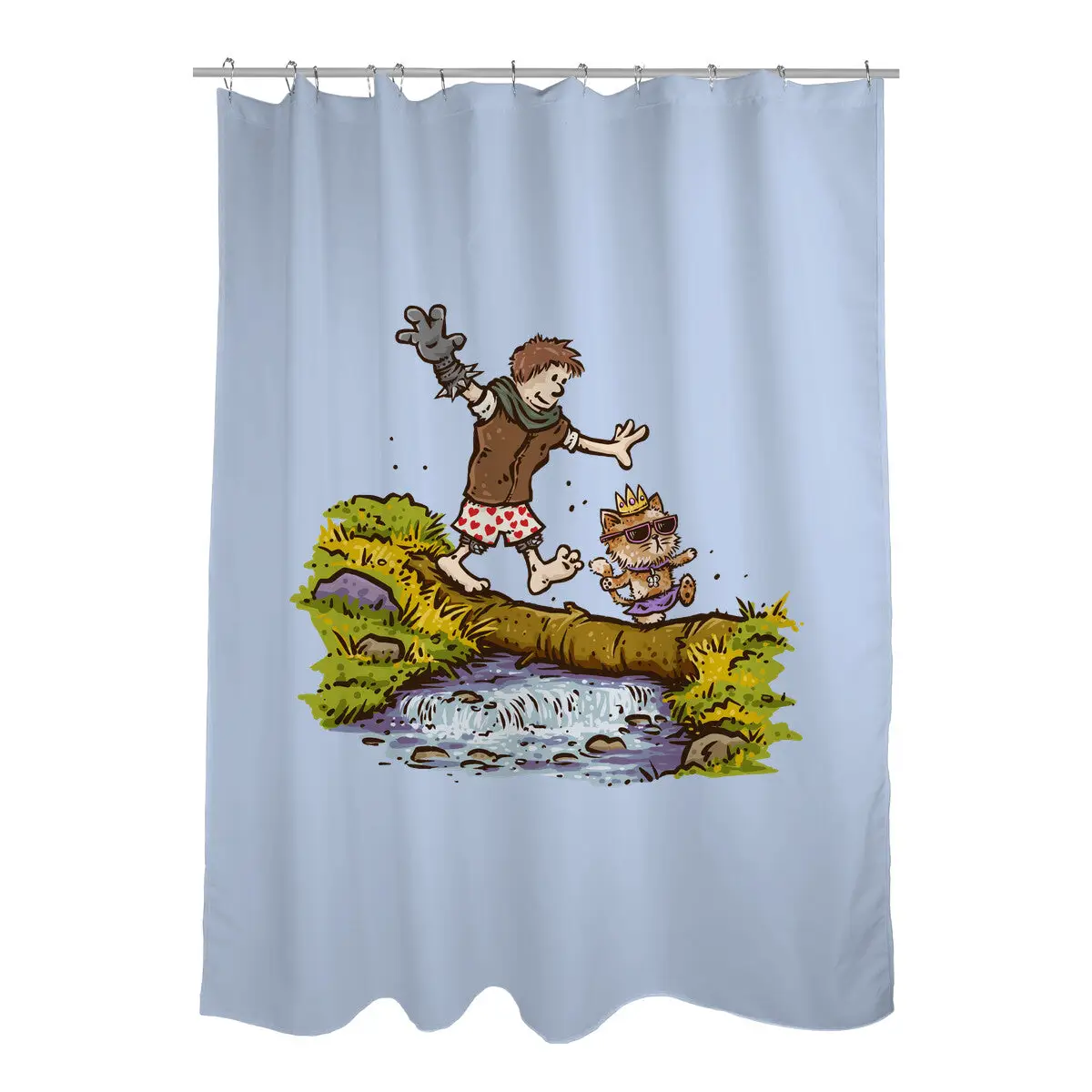 Carl And The Princess Shower Curtains