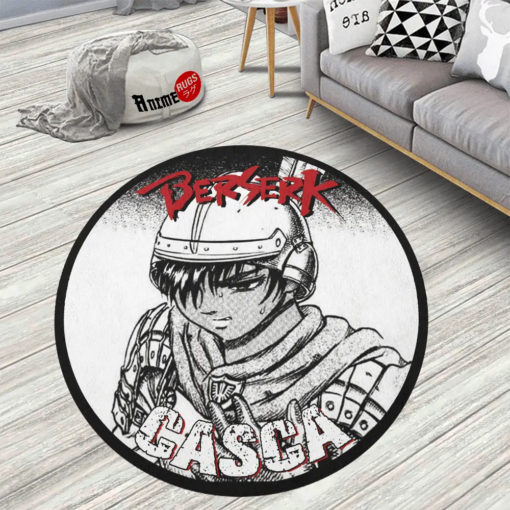 Casca Round Rug Custom Berserk