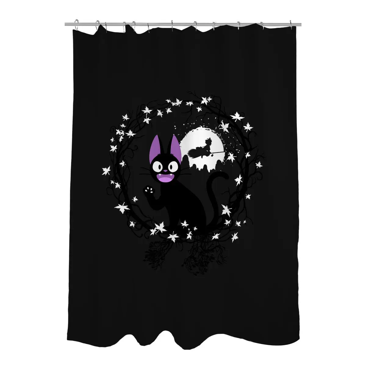 Cat Circle Shower Curtains