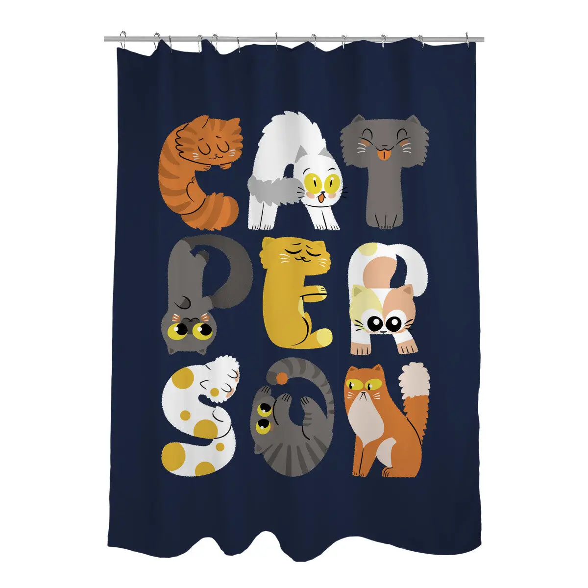 Cat Person Shower Curtains