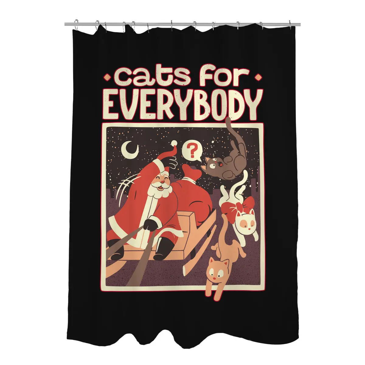 Cats For Everybody Shower Curtains