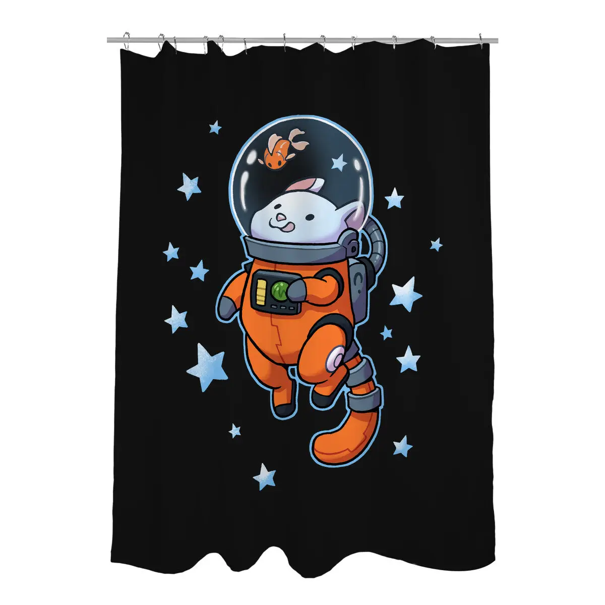 Catstronaut Shower Curtains