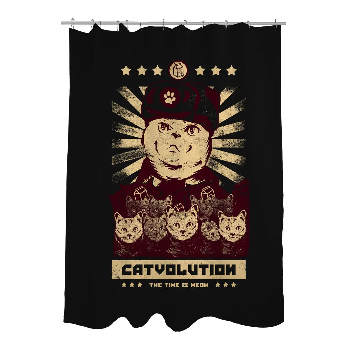 Catvolution Shower Curtains