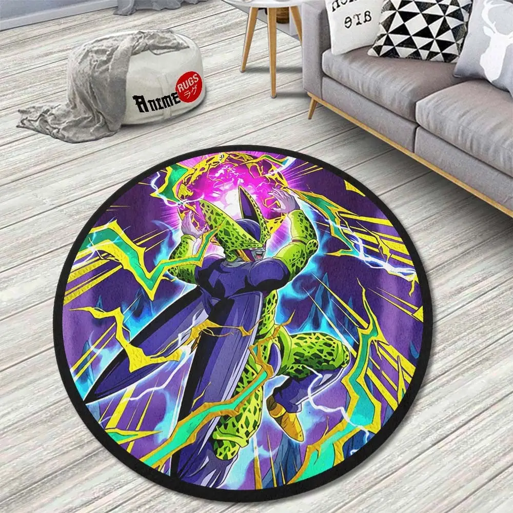Cell Skill Round Rug Custom Anime Room Mats