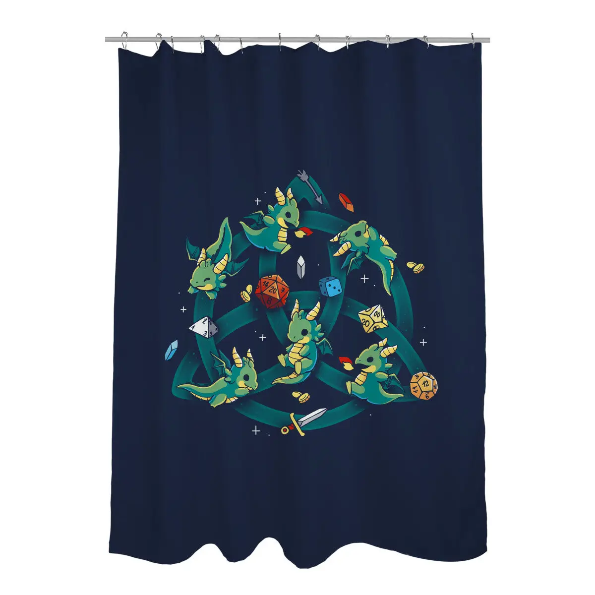 Celtic Dragon Shower Curtains
