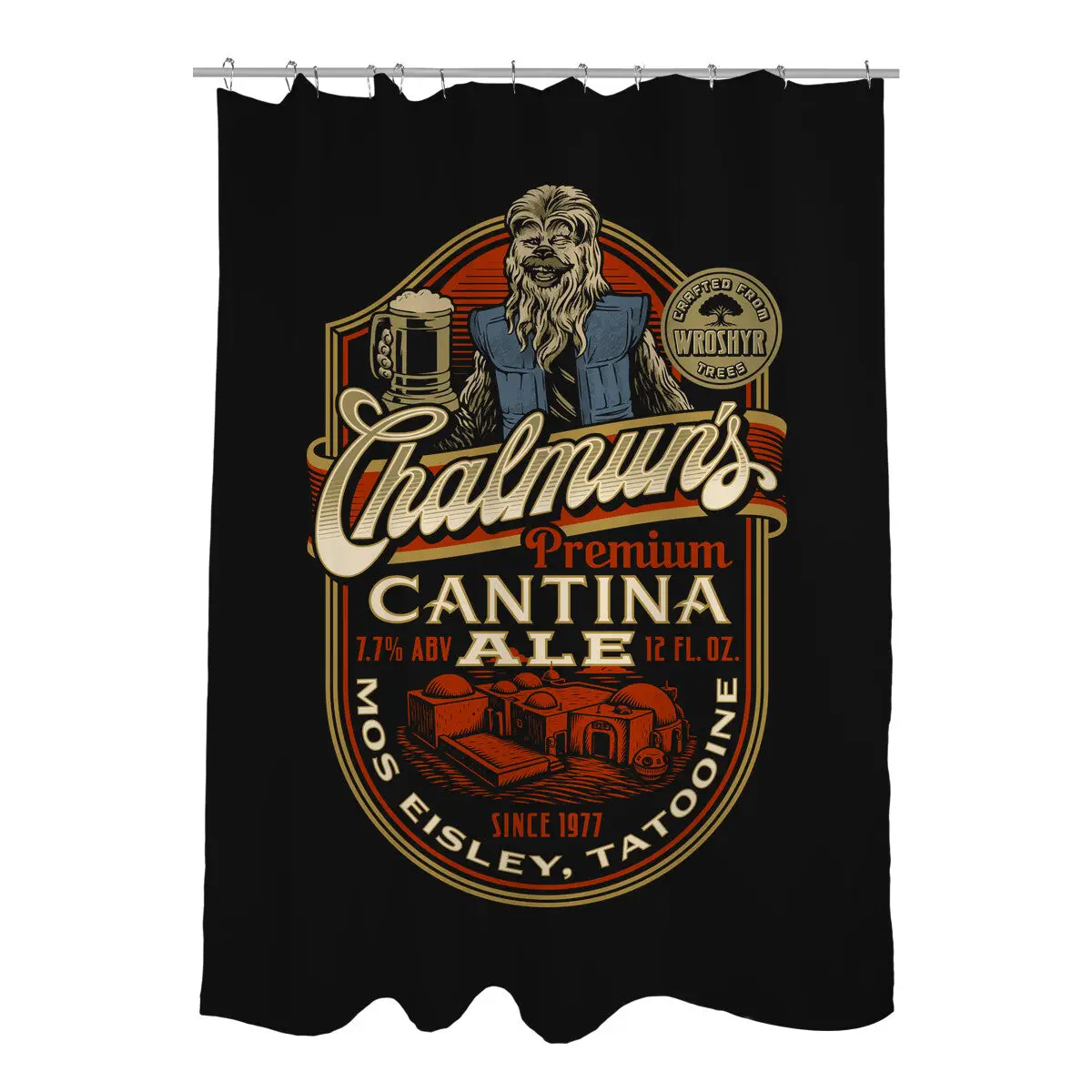 Chalmun's Cantina Ale Shower Curtains