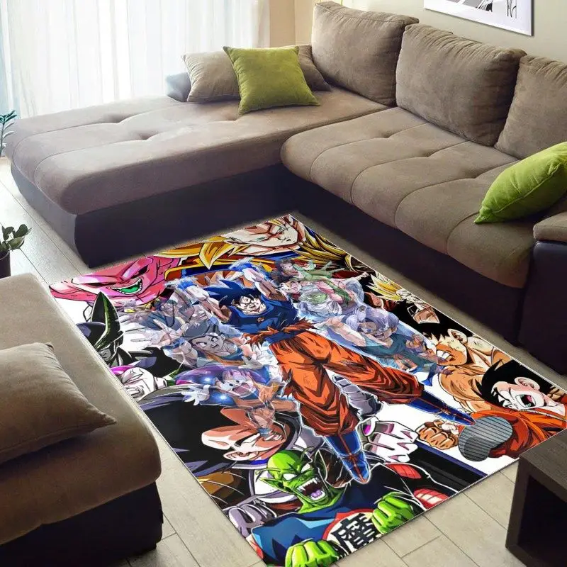 Character All Dragon Ball Z Rugs For Bedroom