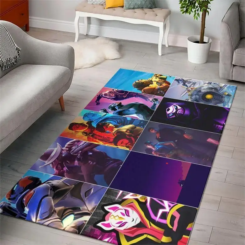 Characters Of Fortnite Rug Bedroom Area Rug