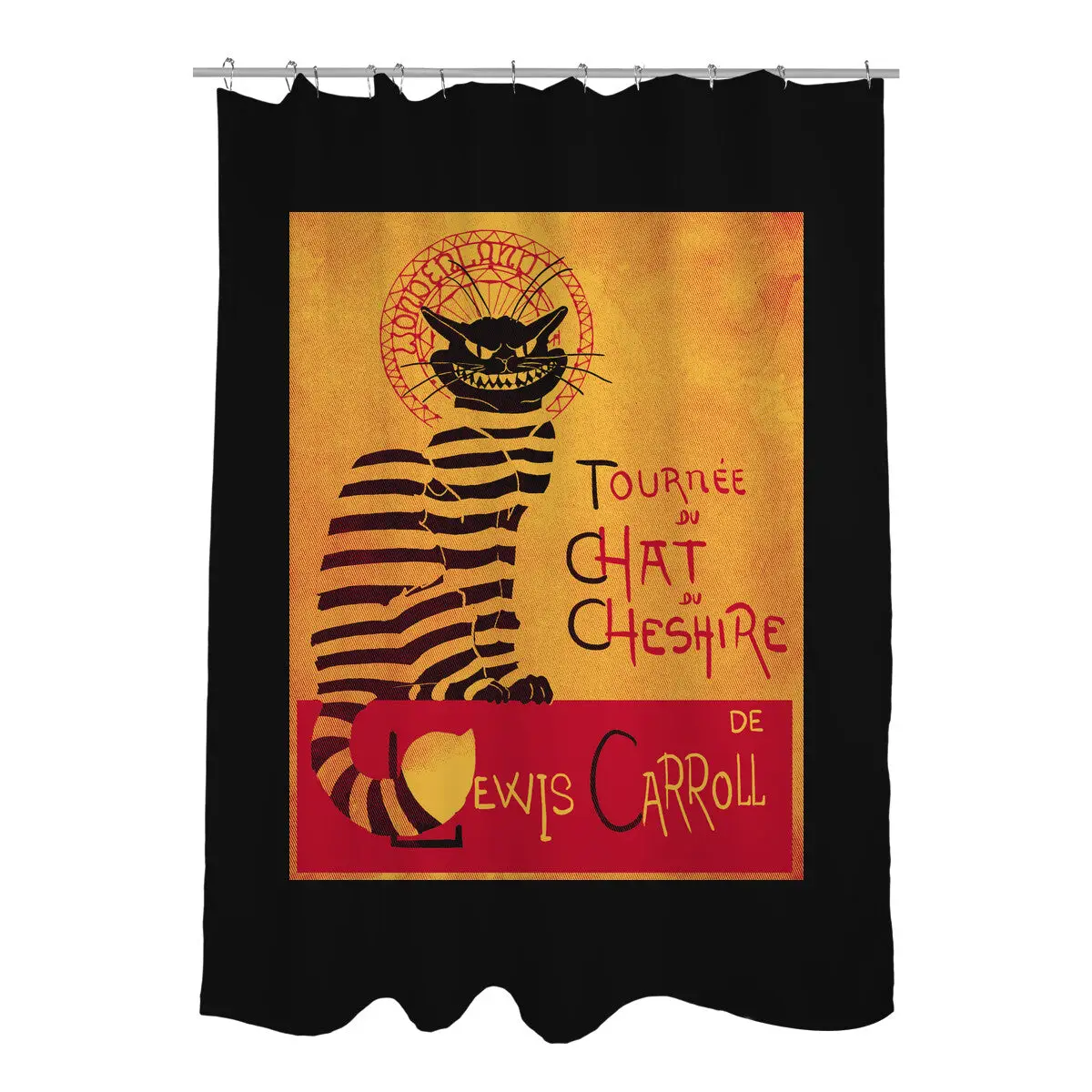 Chat du Cheshire Shower Curtains