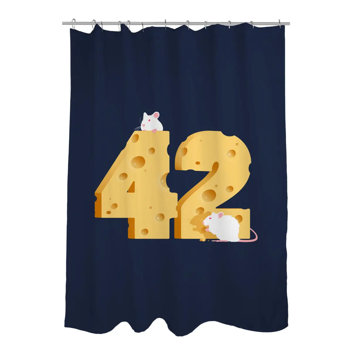 Cheese Is The Answer! Shower Curtains