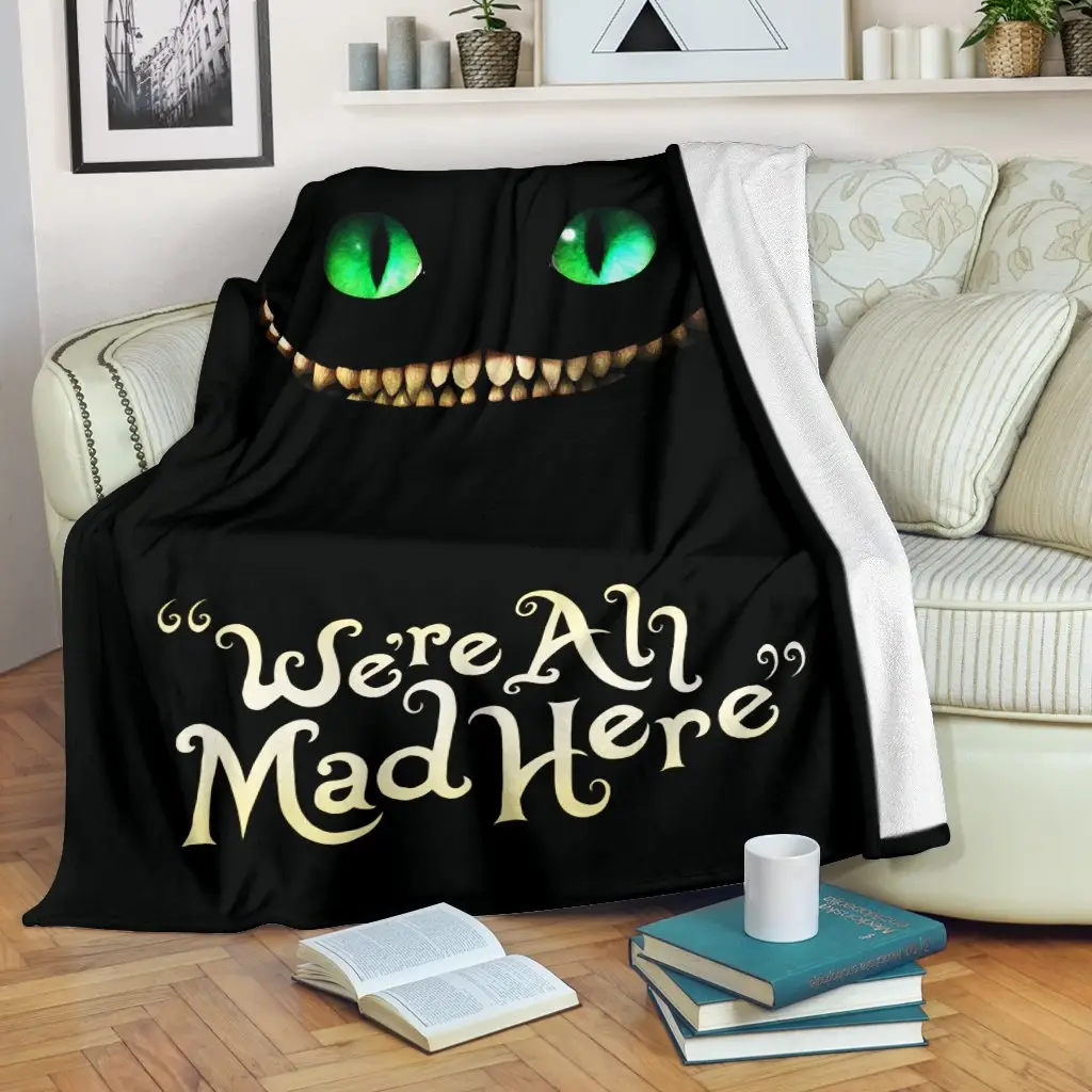 Cheshire Cat Alice In Wonderland Blanket