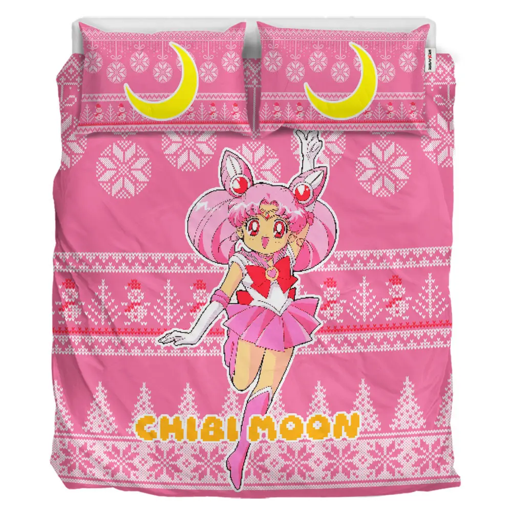 Chibiusa Xmas Polyester Duvet Cover Set