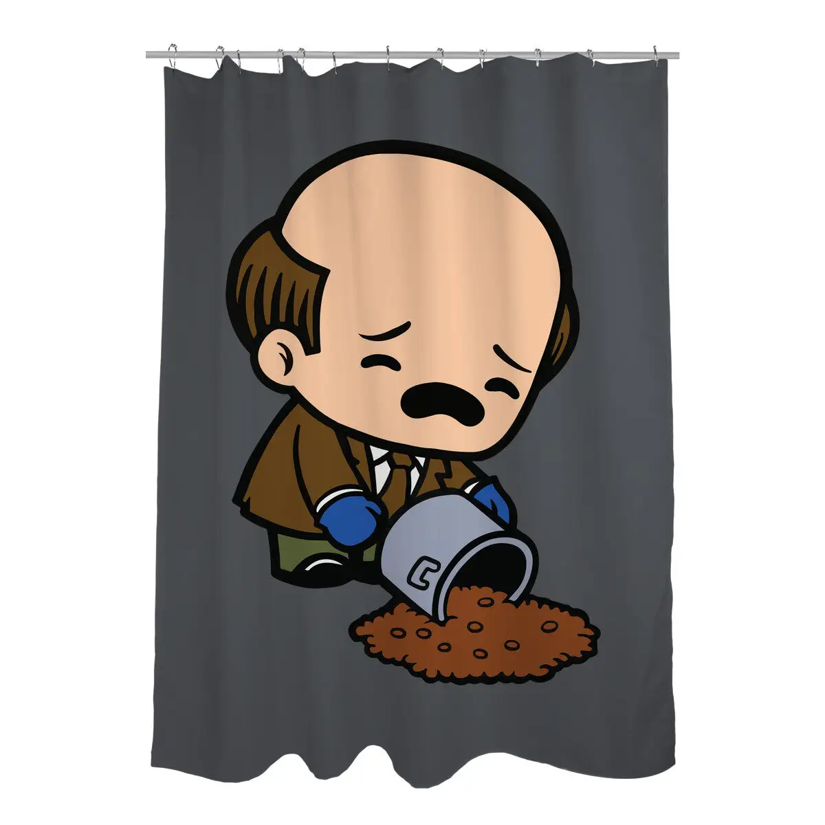 Chili Spilly Shower Curtains