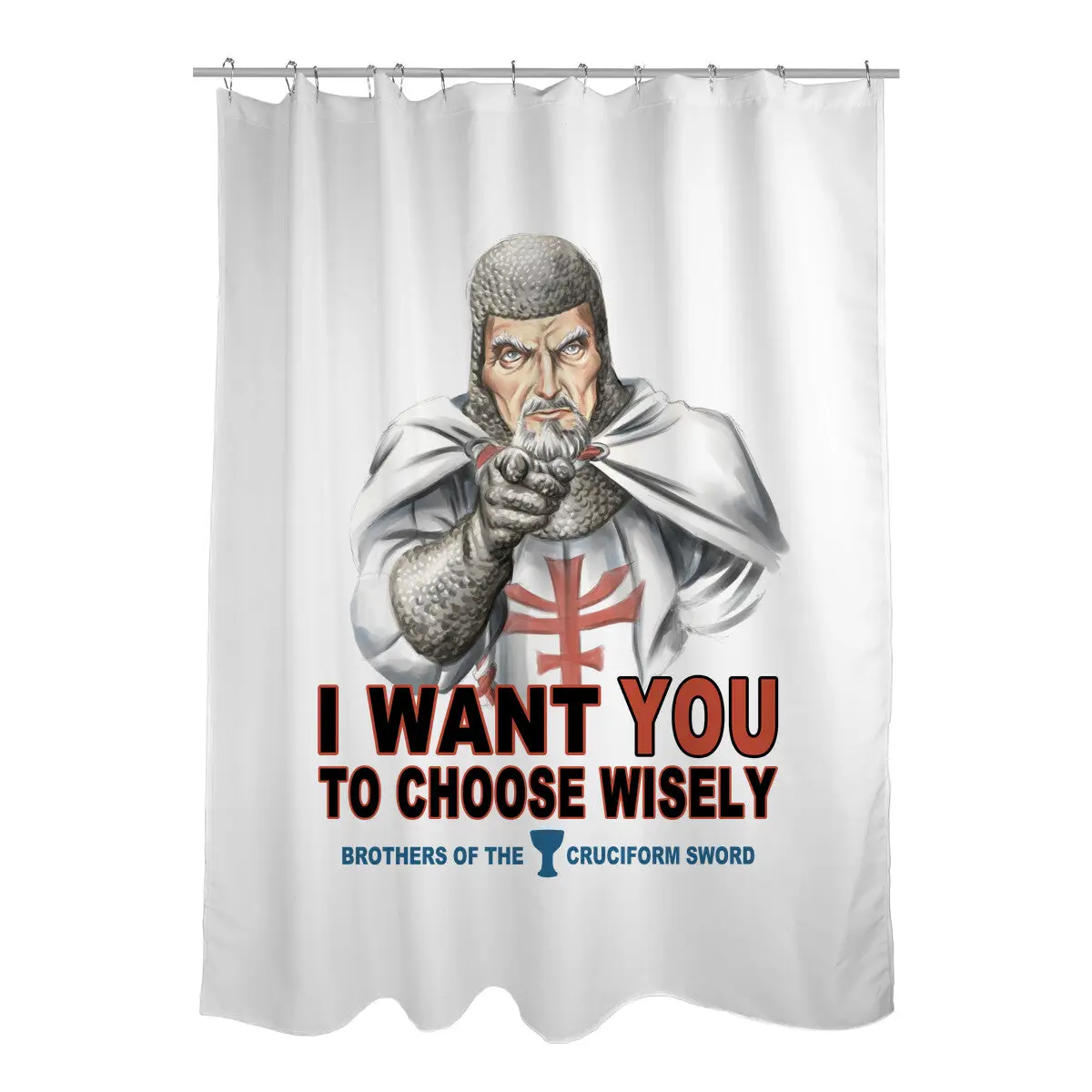Choose Wisely Shower Curtains