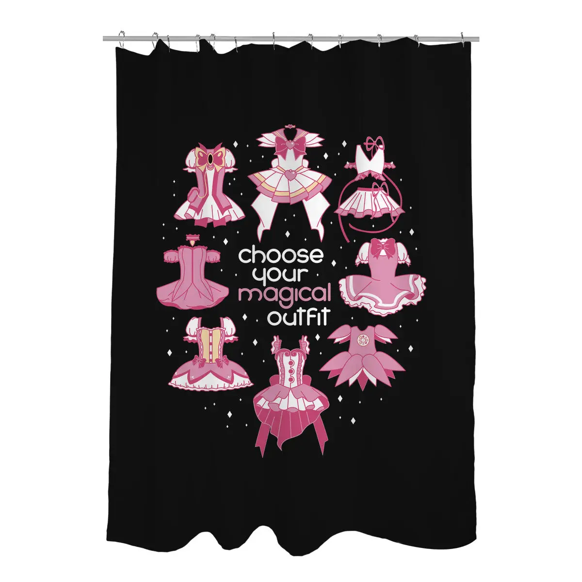 Choose Your Magical Outfit Shower Curtains
