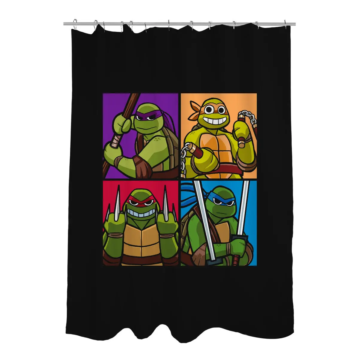 Choose Your Ninja Shower Curtains