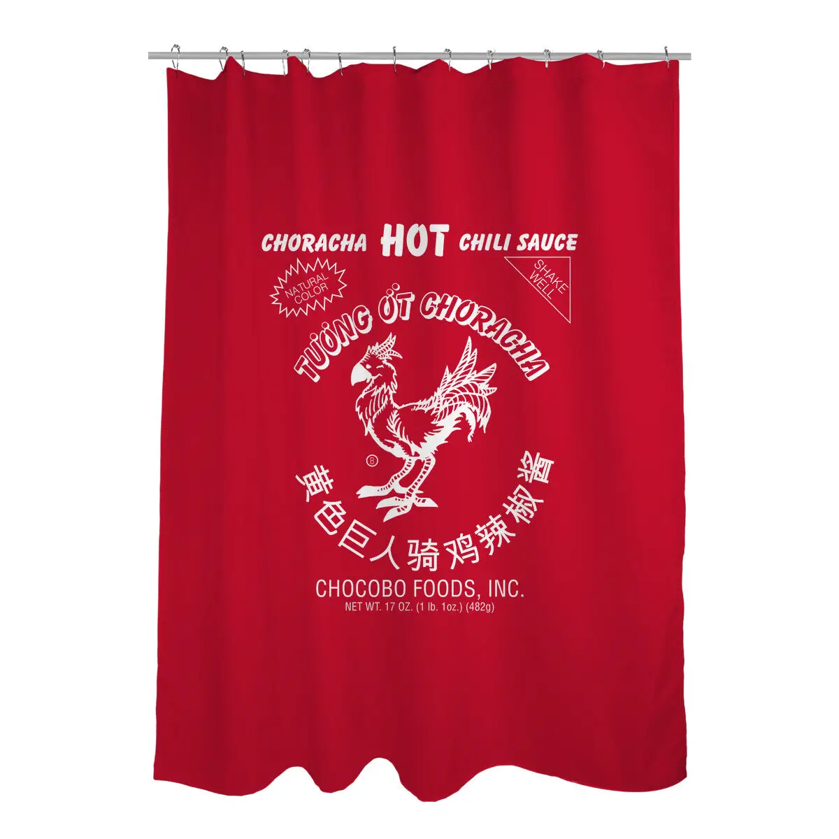 Choracha Hot Sauce Shower Curtains