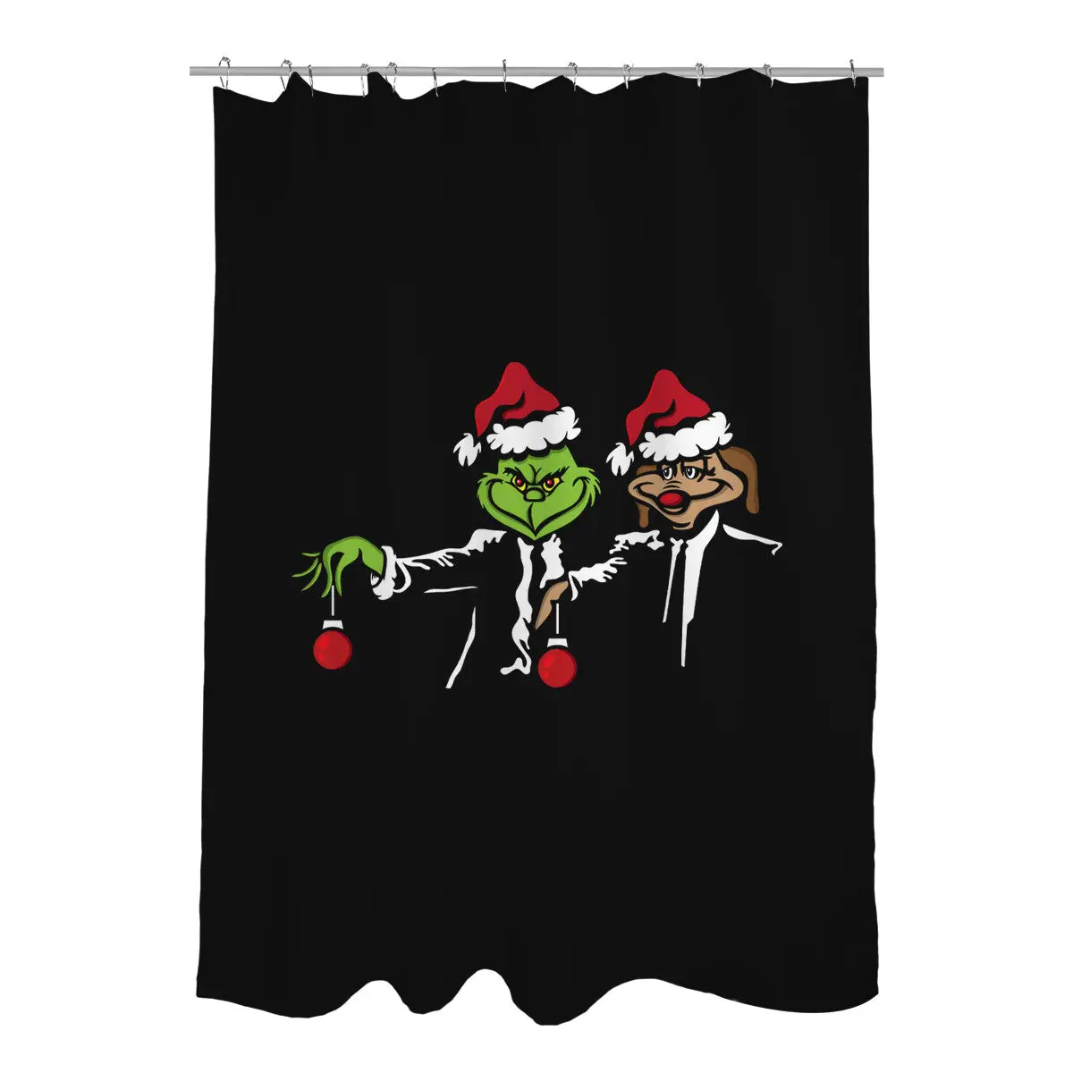 Christmas Fiction Shower Curtains