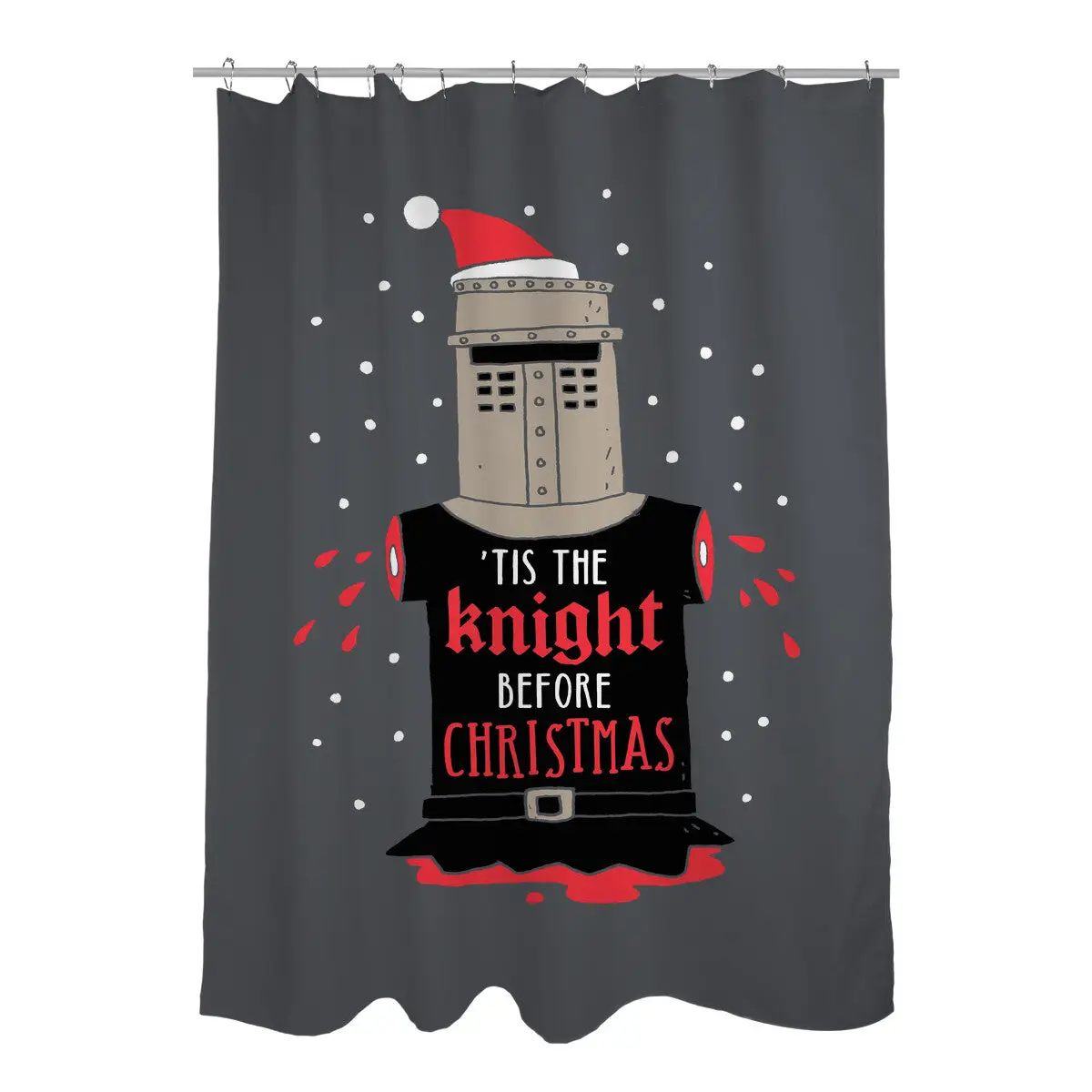 Christmas Knight Shower Curtains