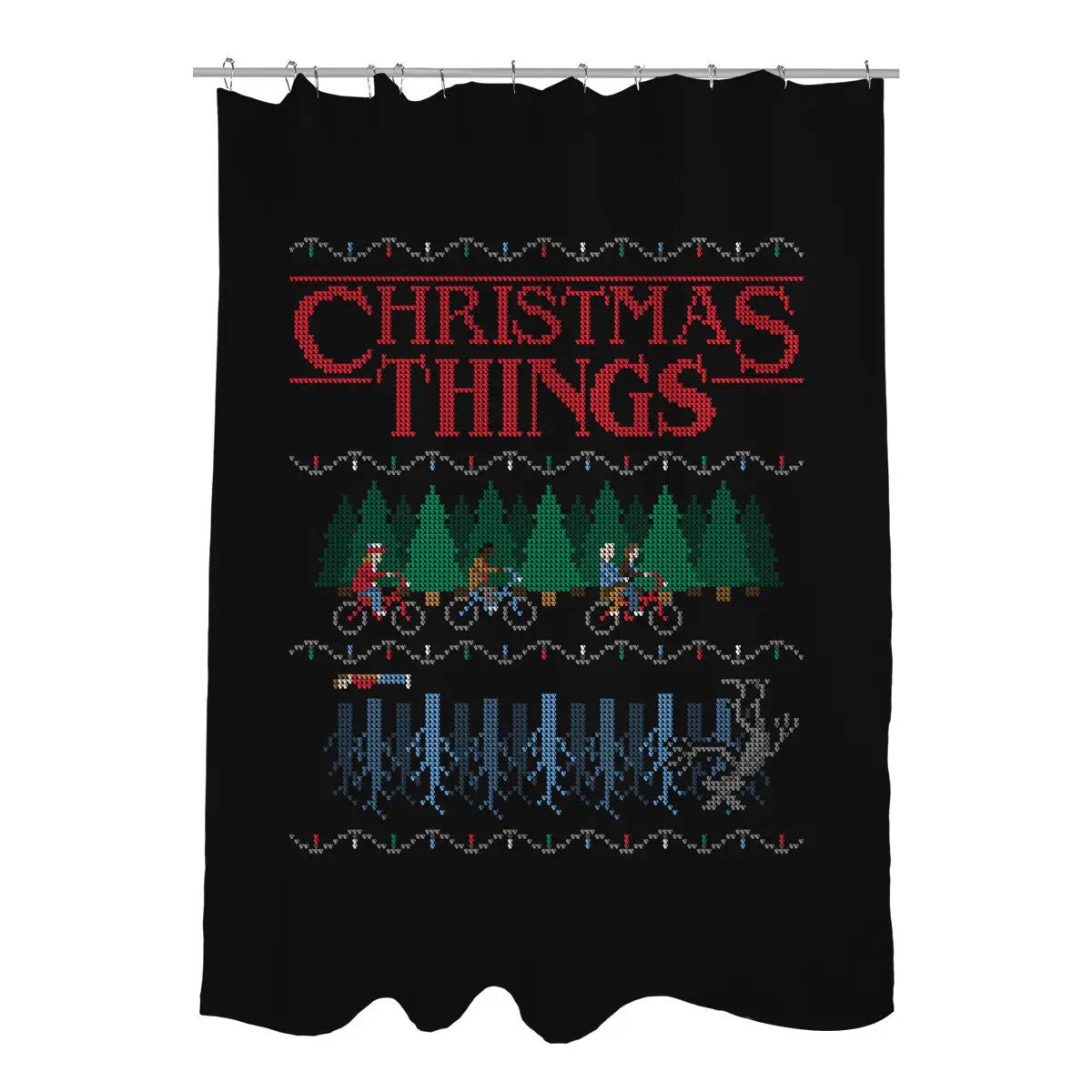 Christmas Things Shower Curtains