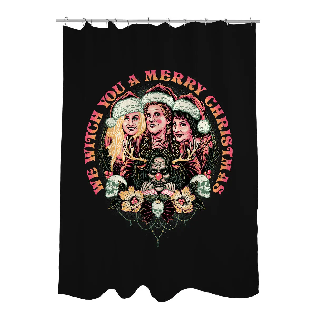 Christmas Witches Shower Curtains