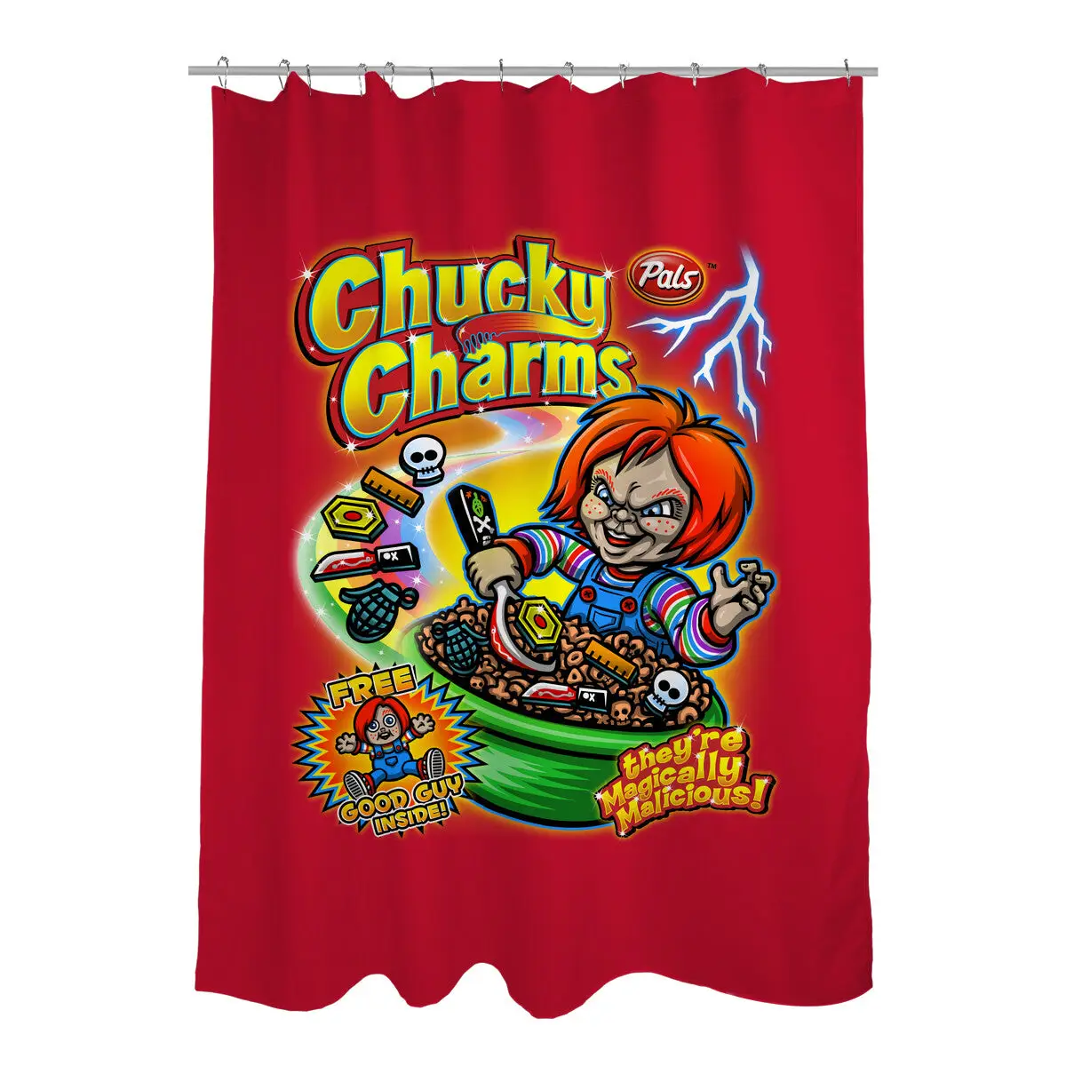 Chucky Charms Shower Curtains