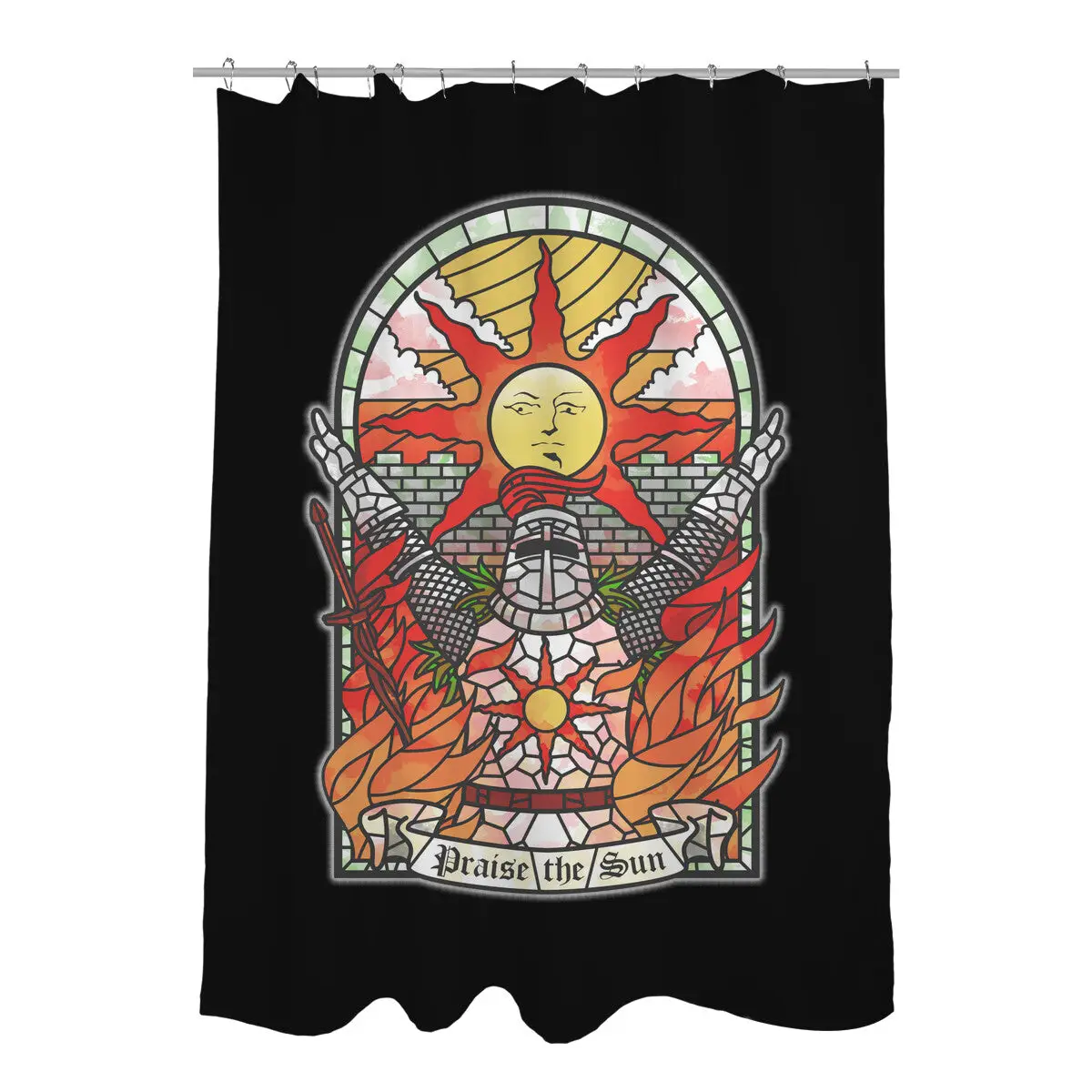 Church of the Sun Shower Curtains