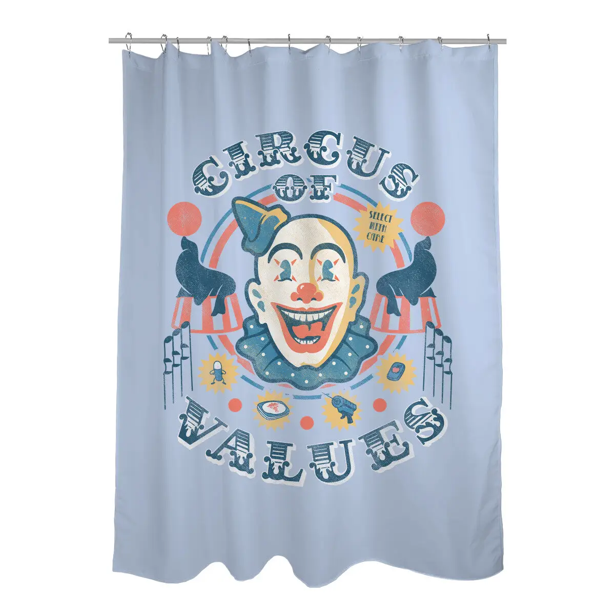 Circus of Values Shower Curtains