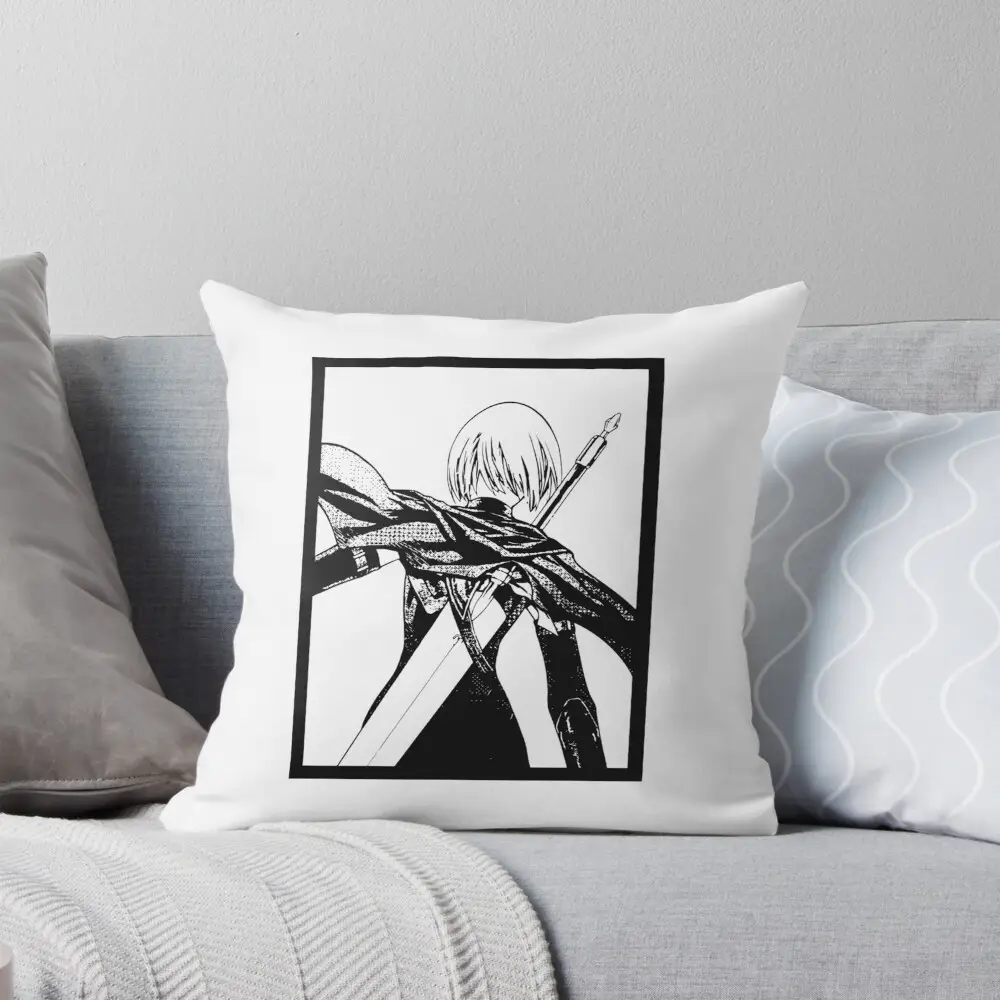 Clare Claymore Manga Throw Pillow