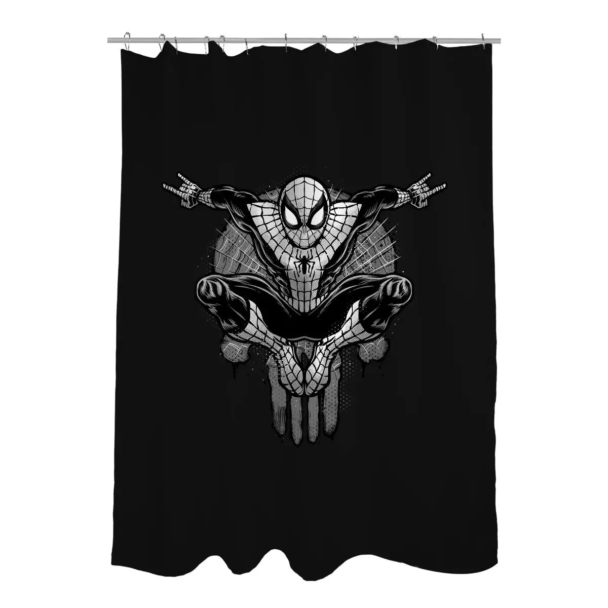 Climb The City Walls Shower Curtains