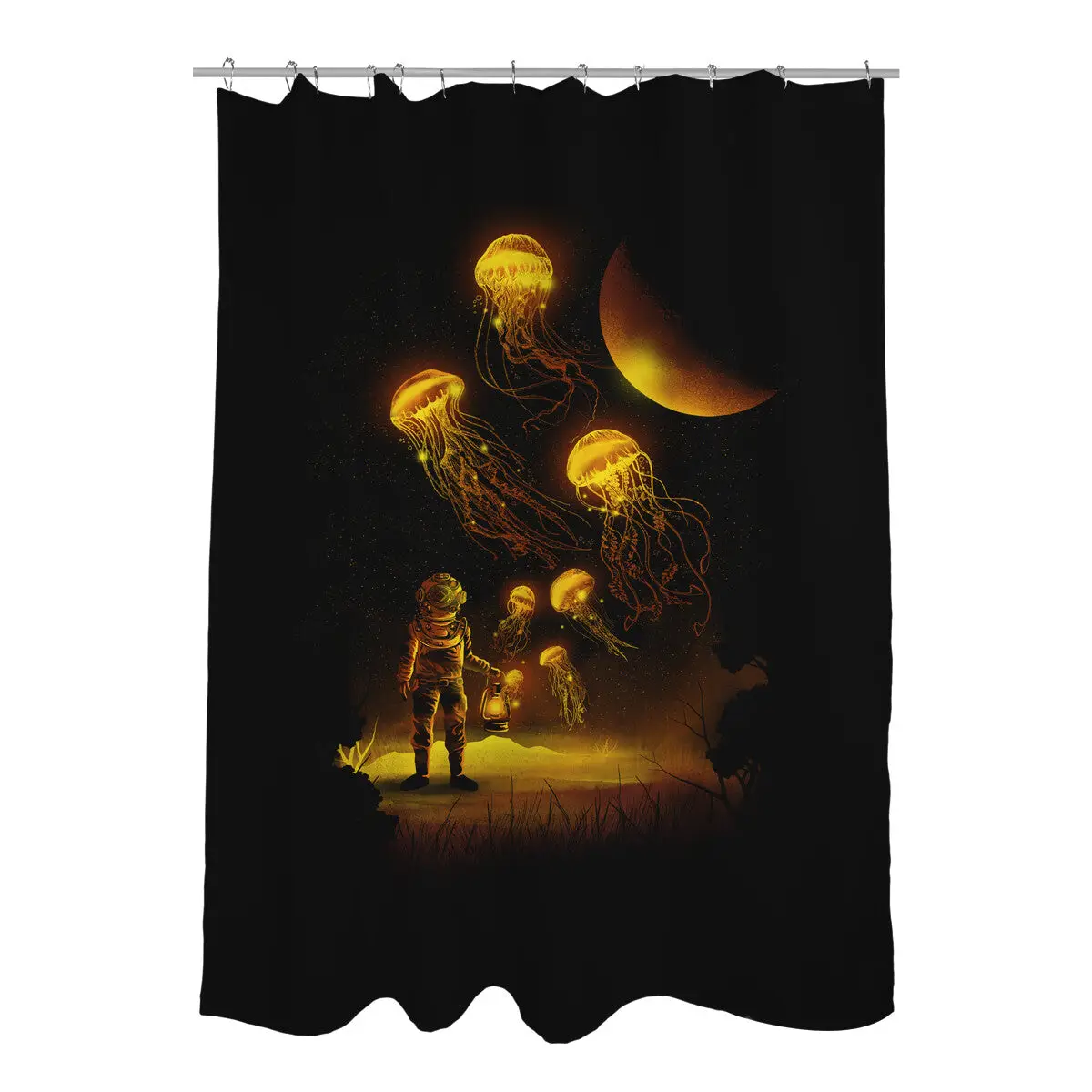Close Encounters Shower Curtains
