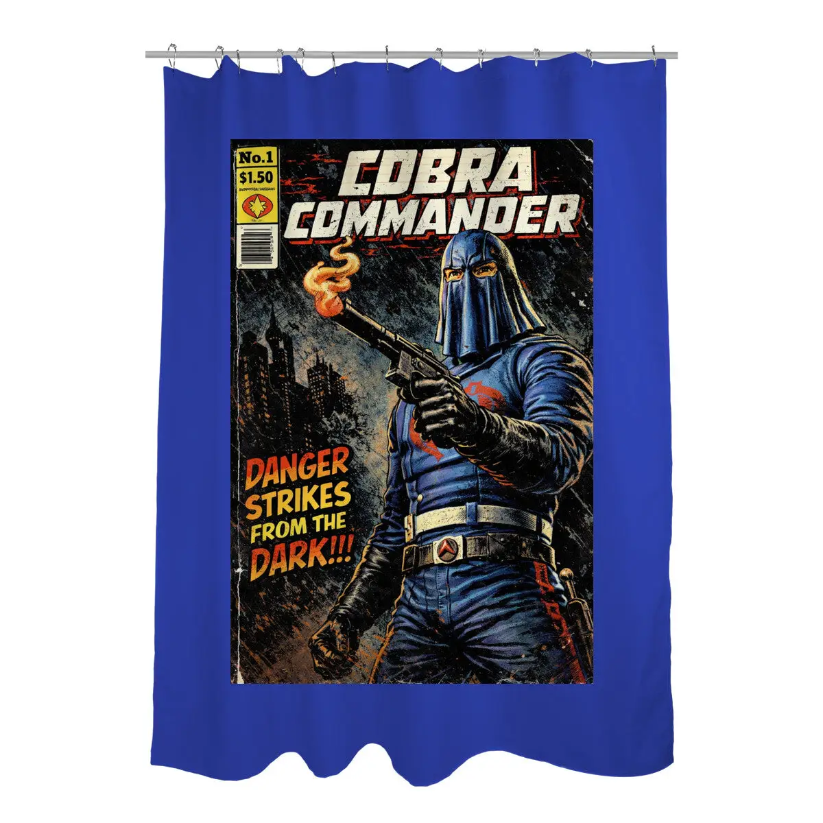Cobra Commander Shower Curtains