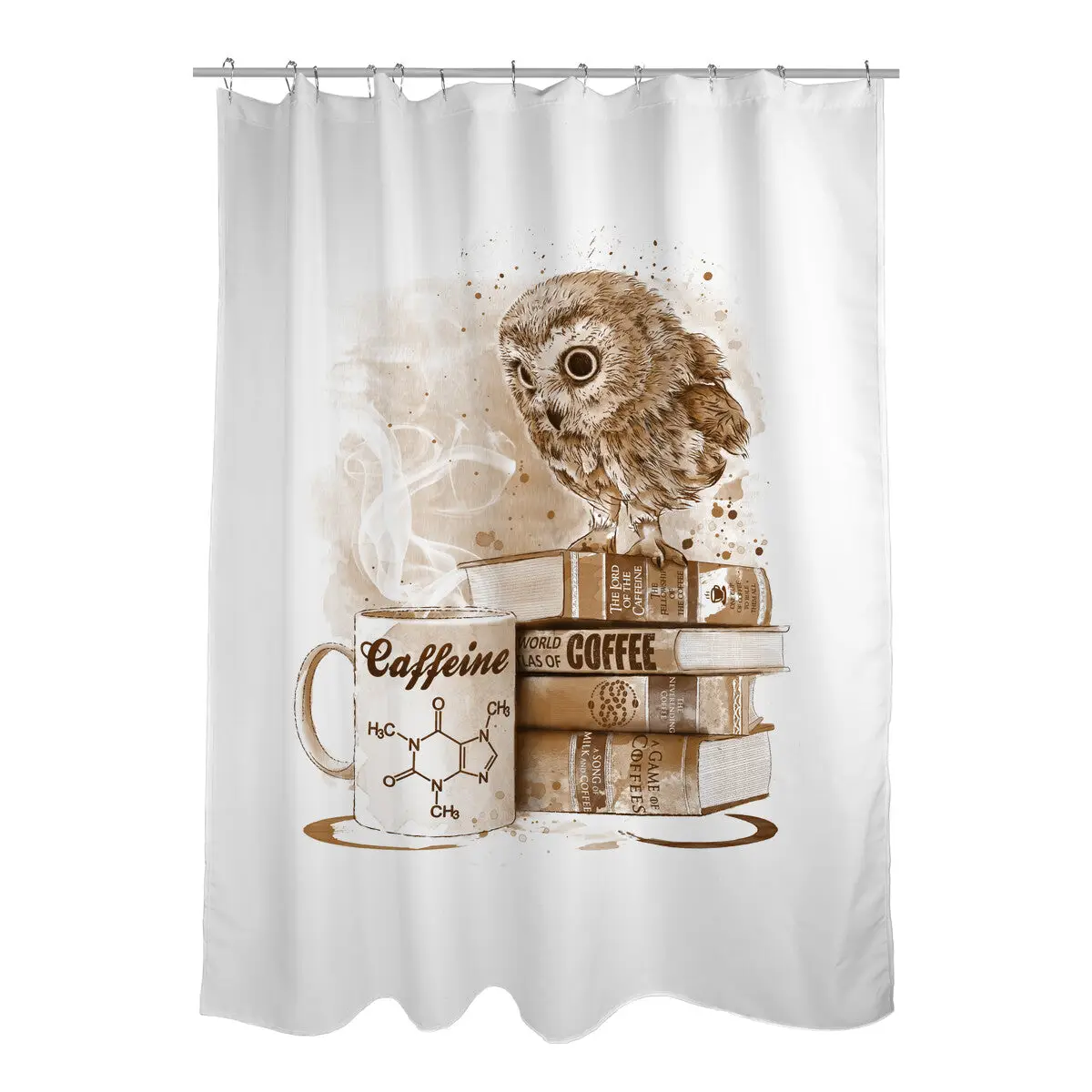Coffee Obsessed Shower Curtains