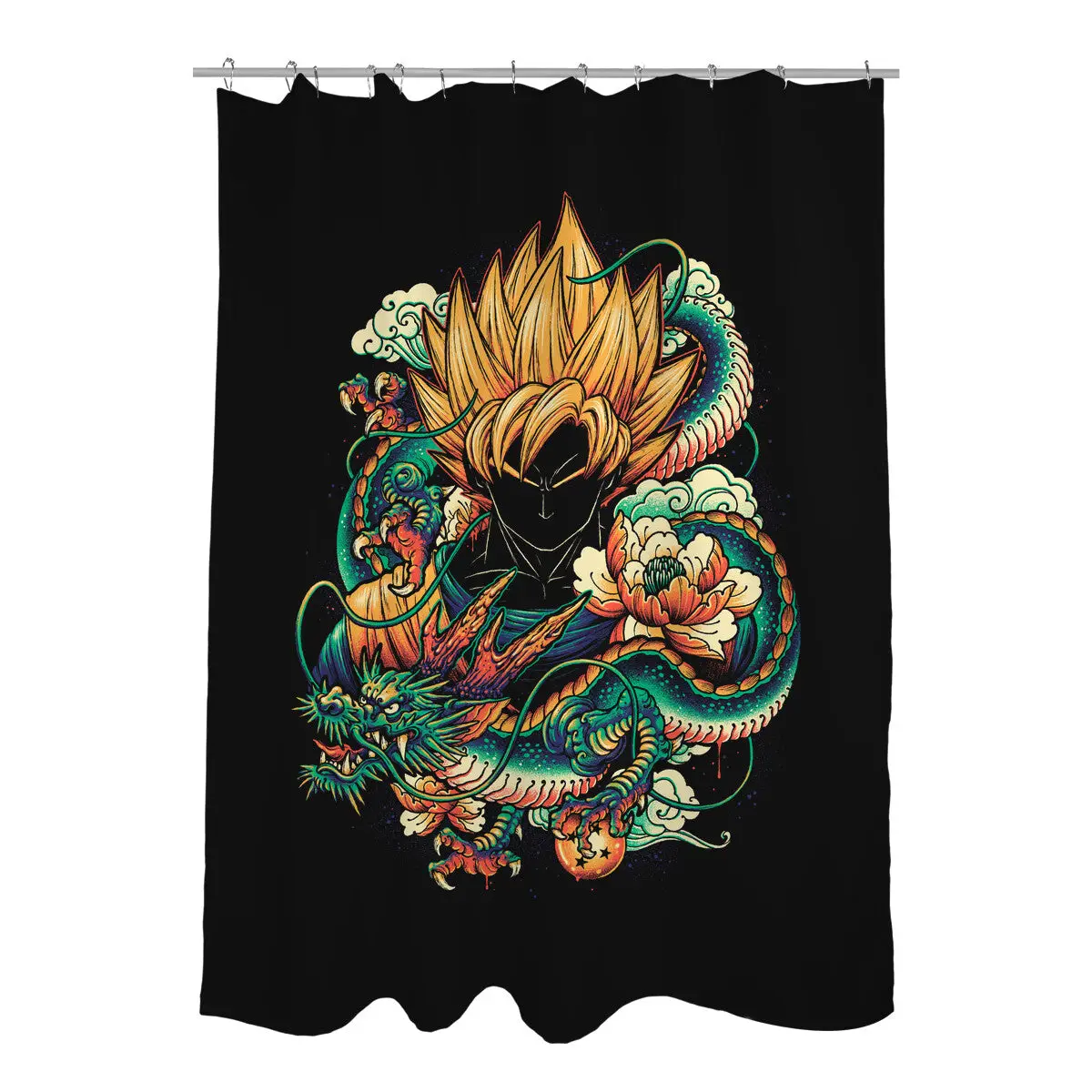 Colorful Dragon Shower Curtains