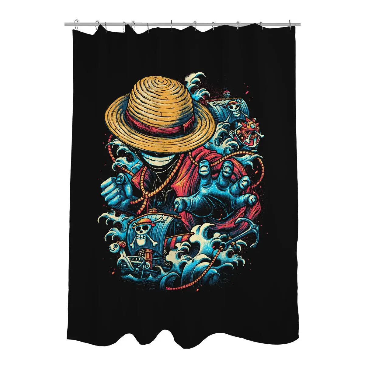 Colorful Pirate Shower Curtains