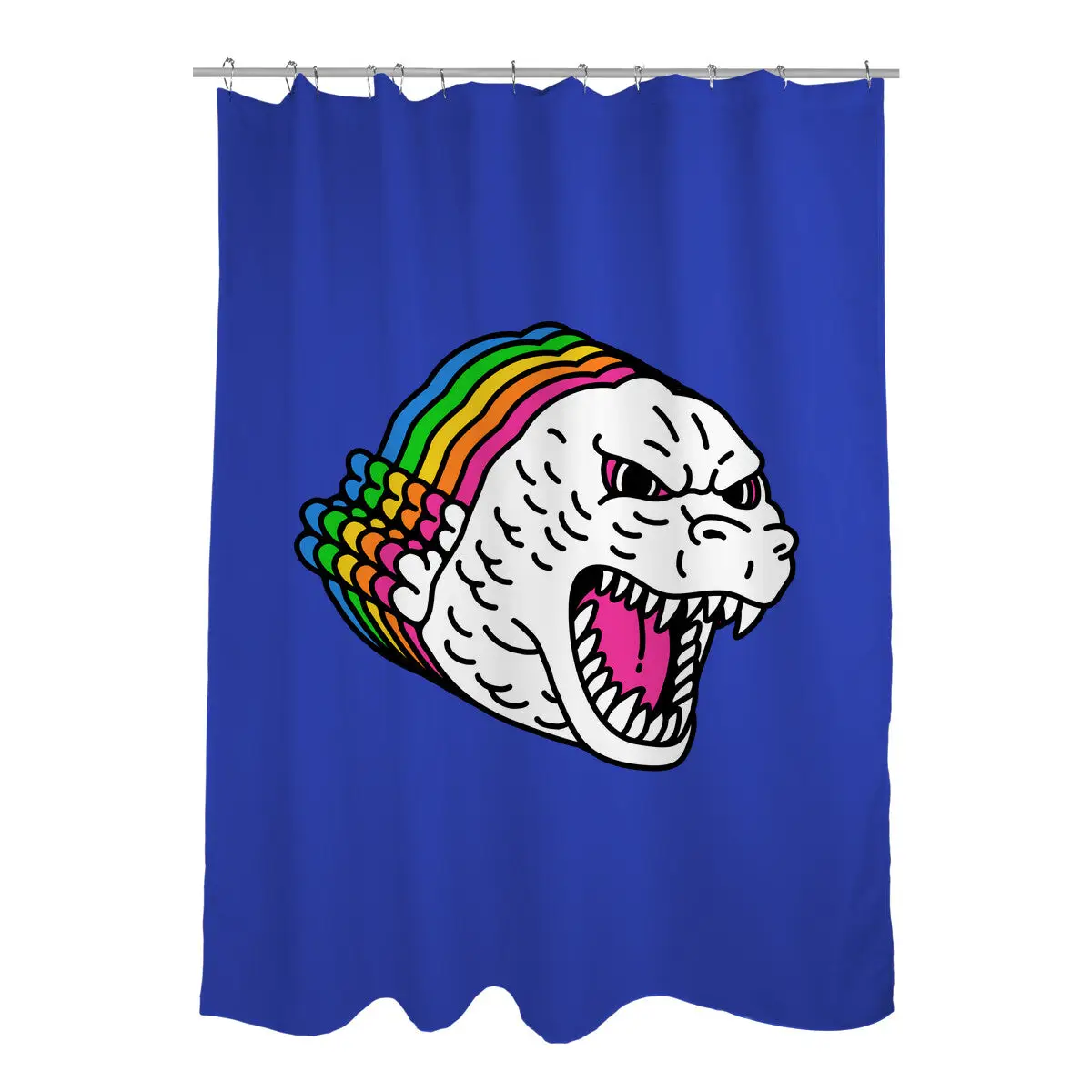 Colors of Godzilla Shower Curtains