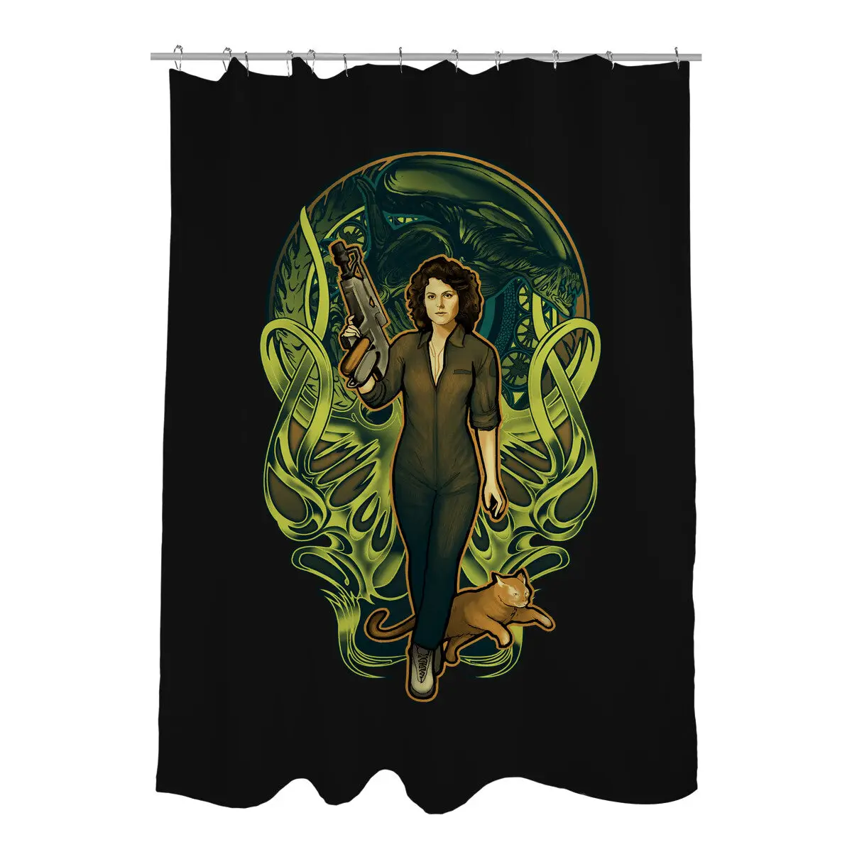Come On, Cat Shower Curtains