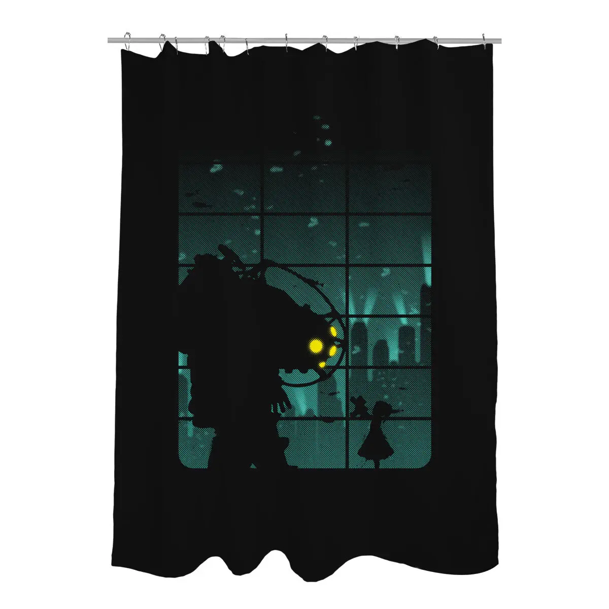 Come On, Mr. Bubbles! Shower Curtains
