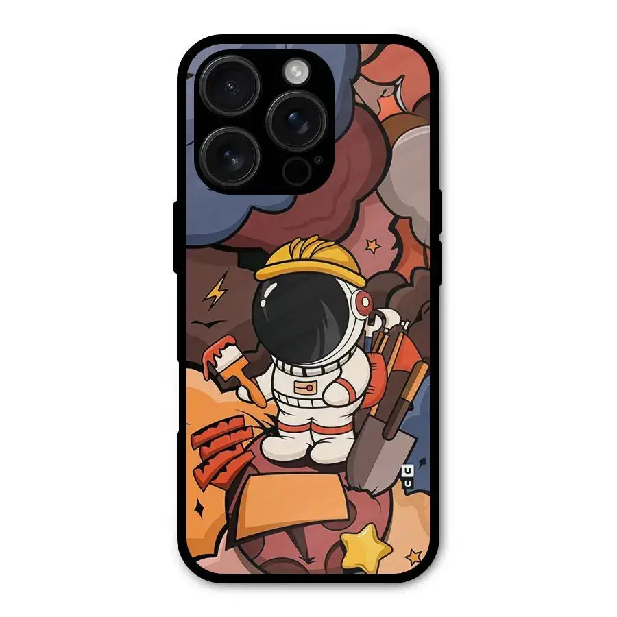 Comic Space Astronaut Shockproof Hybrid Protection Back Case Cover