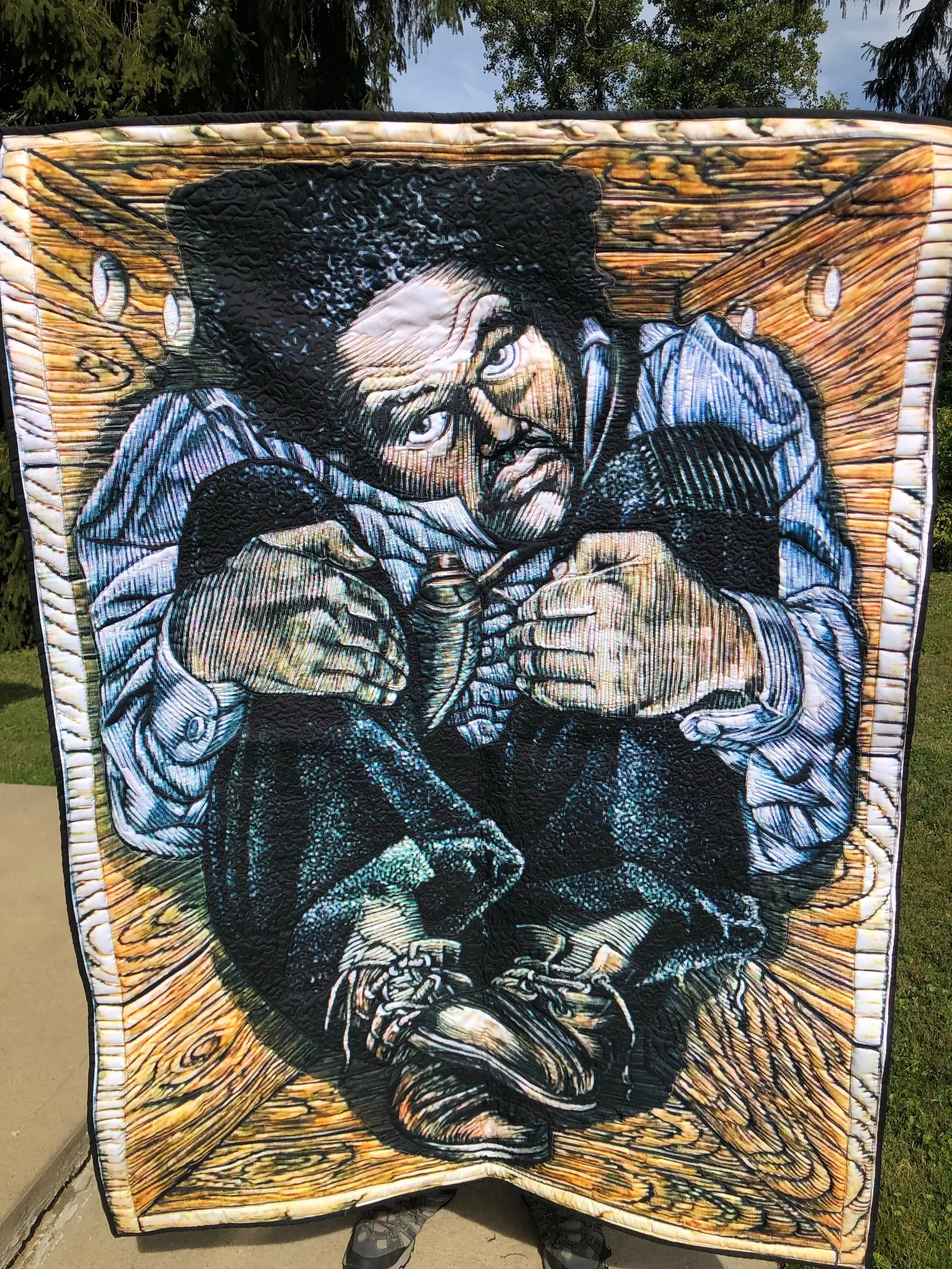 Commission: Quilted Blanket/Wall Hanging