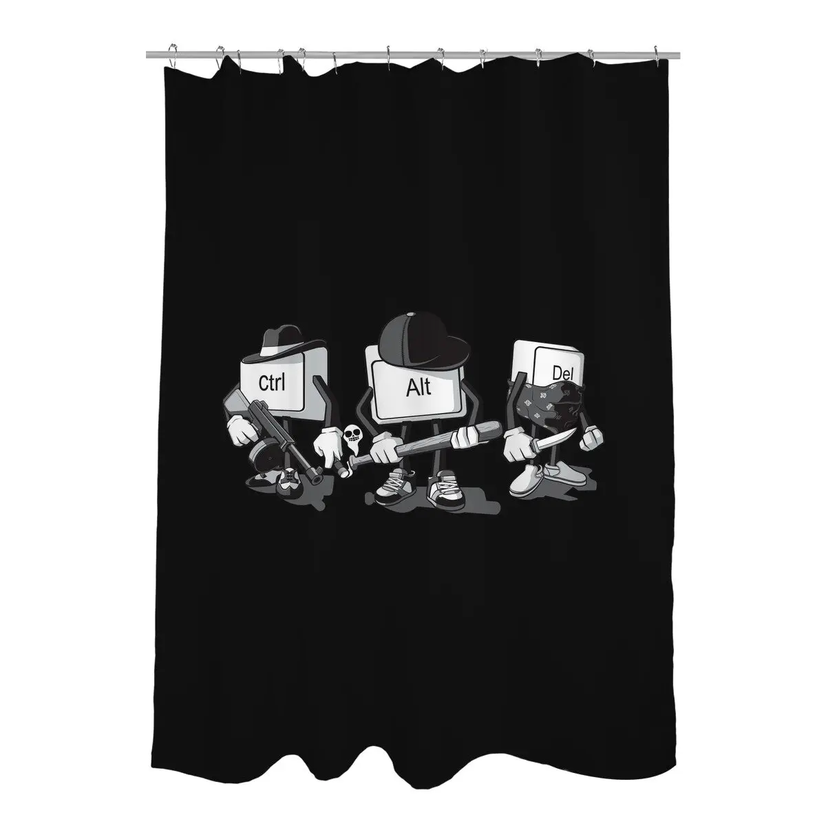 Computer Mafia Shower Curtains