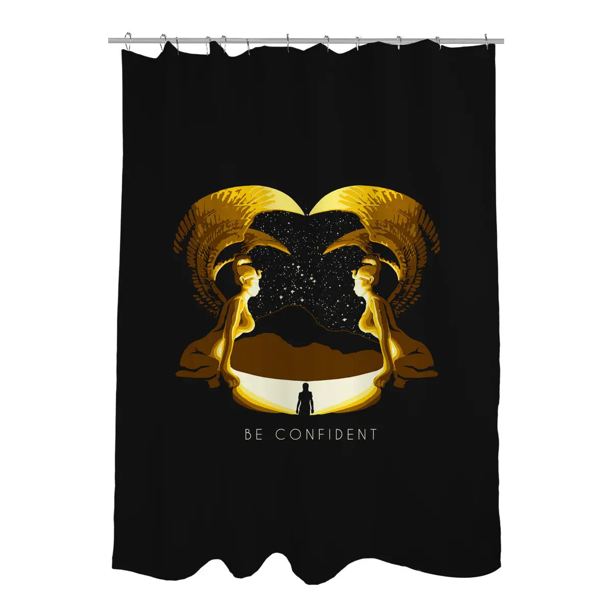 Confidence Is Key Shower Curtains