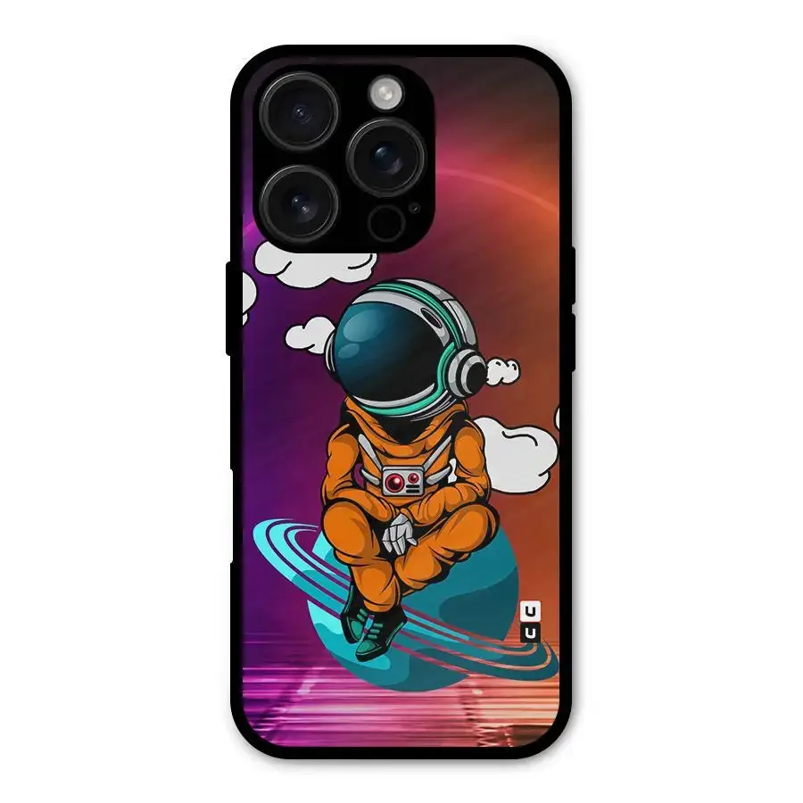 Cool Astraunaut Relaxing Shockproof Hybrid Protection Back Case Cover