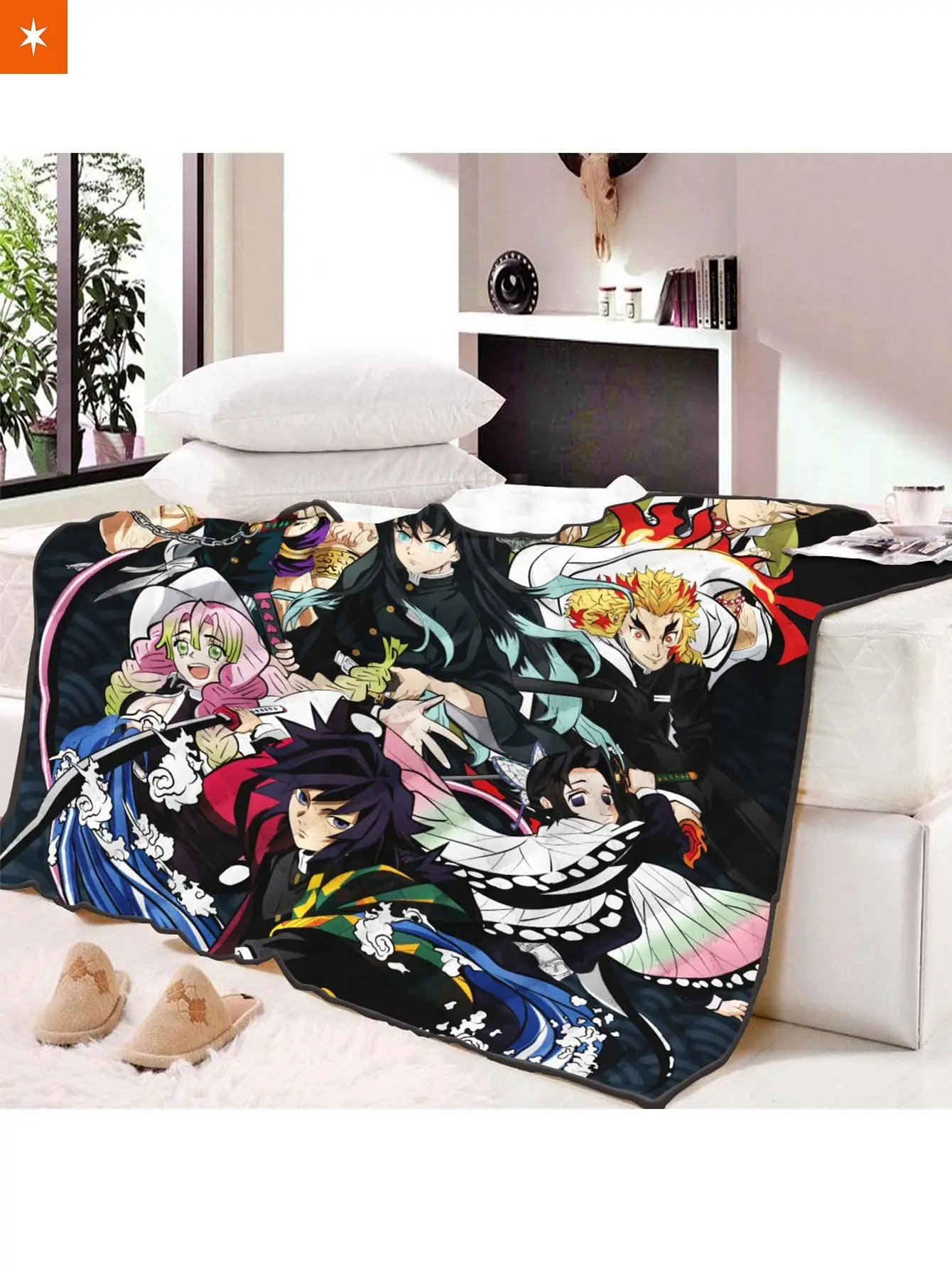 Cozy Hashira Quilt Blanket