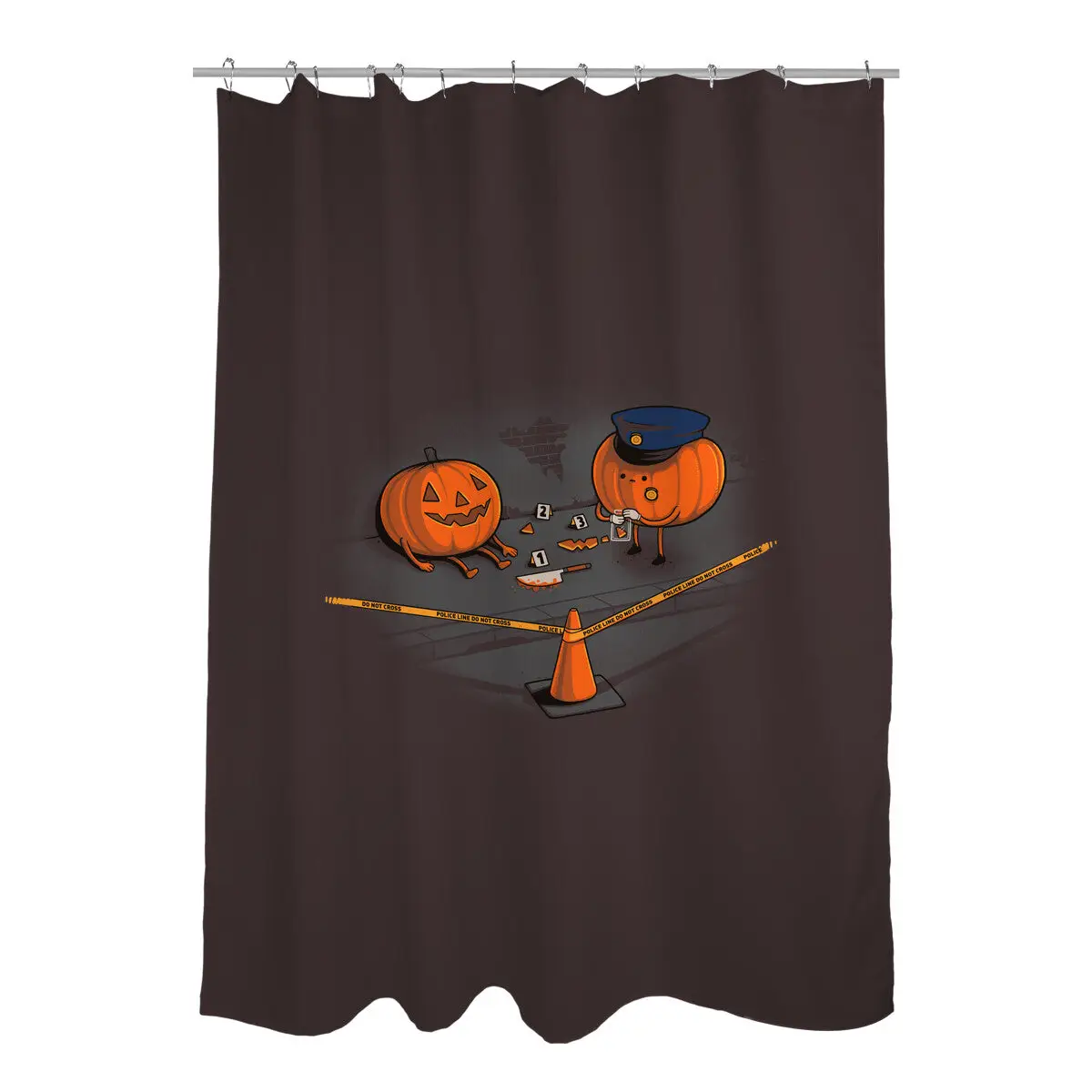 Crime Scene Shower Curtains