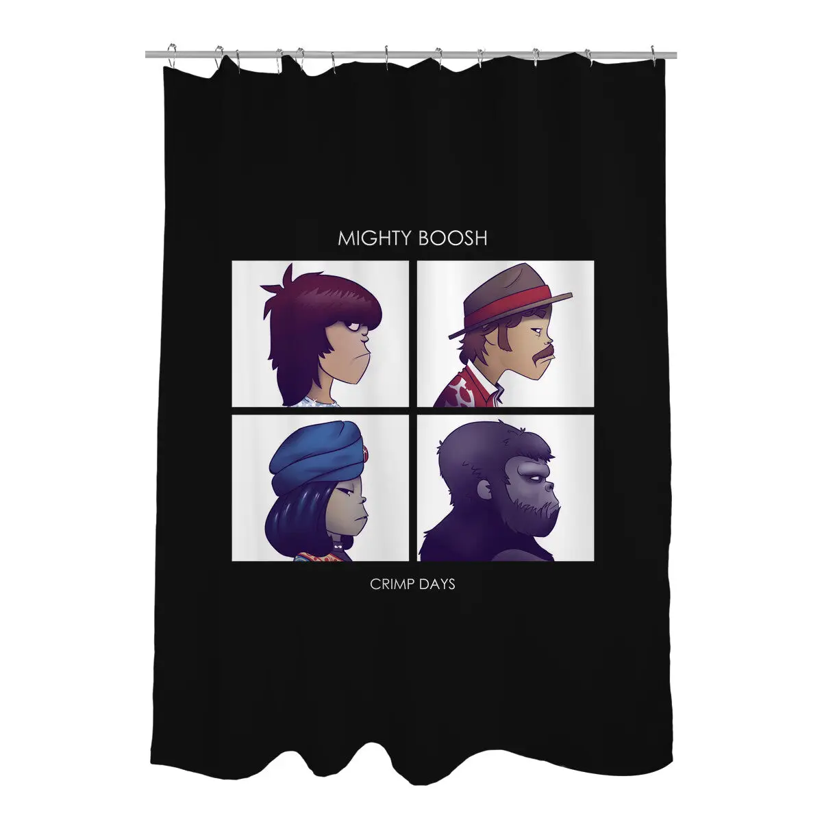 Crimp Days Shower Curtains