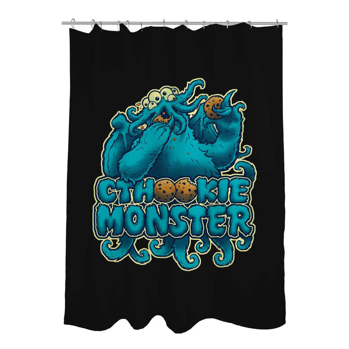 Cthookie Monster Shower Curtains