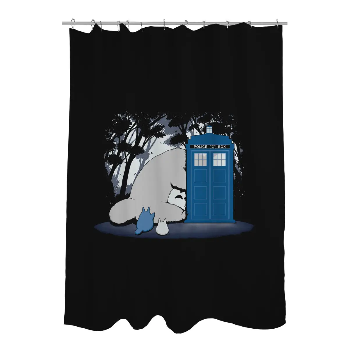 Curious Forest Spirits Shower Curtains