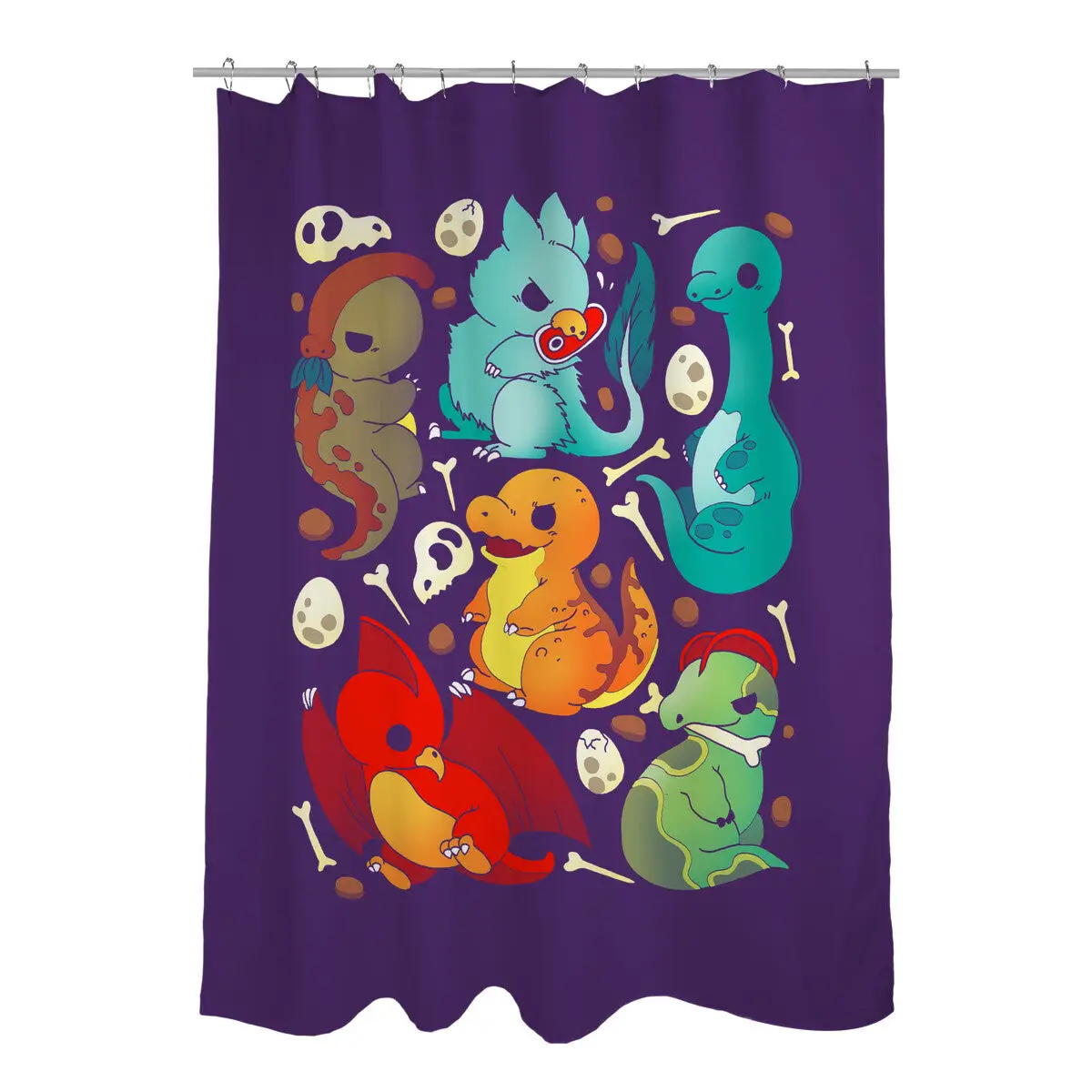 Cute Dinosaurs Shower Curtains
