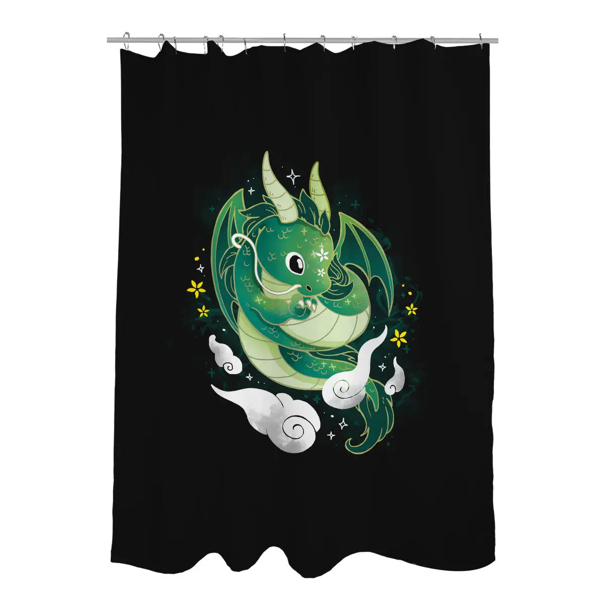 Cute Dragon Shower Curtains